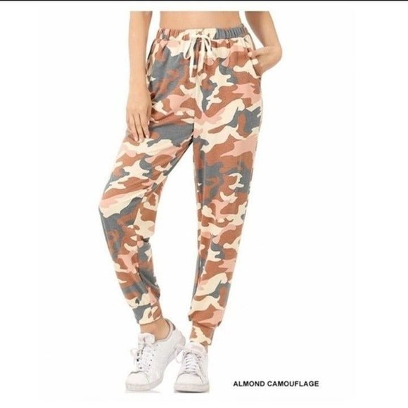 No brand / Not sure Pants - CAMOUFLAGE JOGGER FRENCH TERRY PANTS- NEW